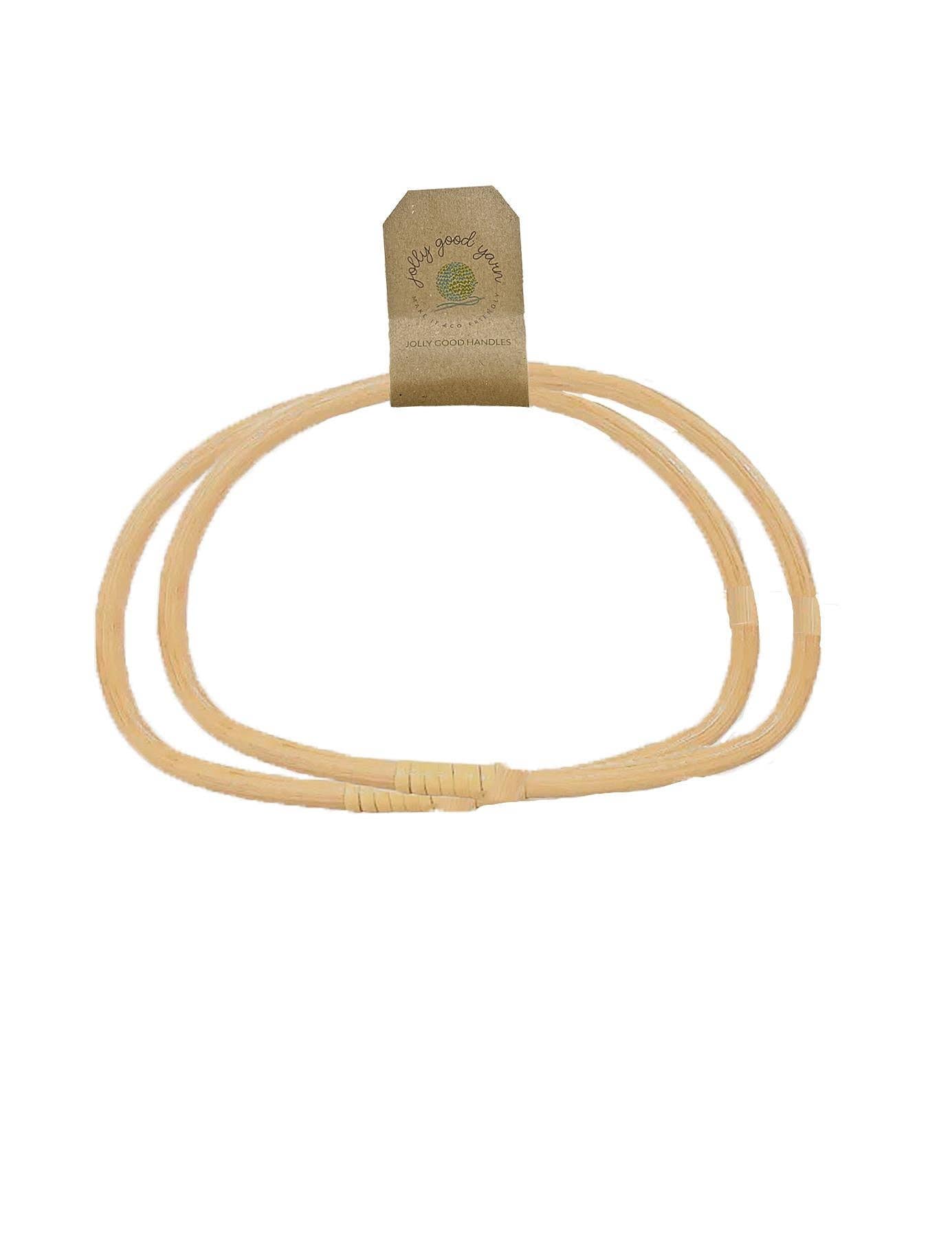 Jolly Good Oval Bamboo Bag Handles (20cm)