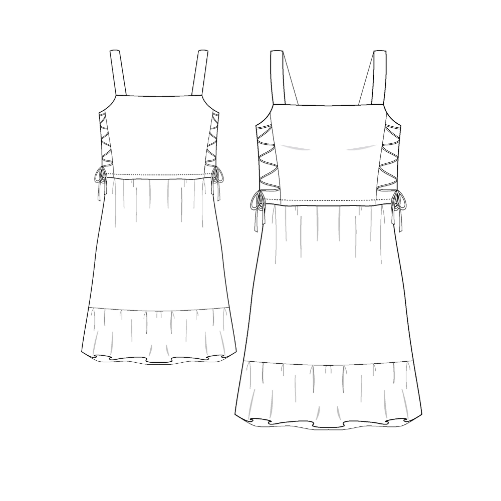 Lise Tailor Sewing pattern - Romance