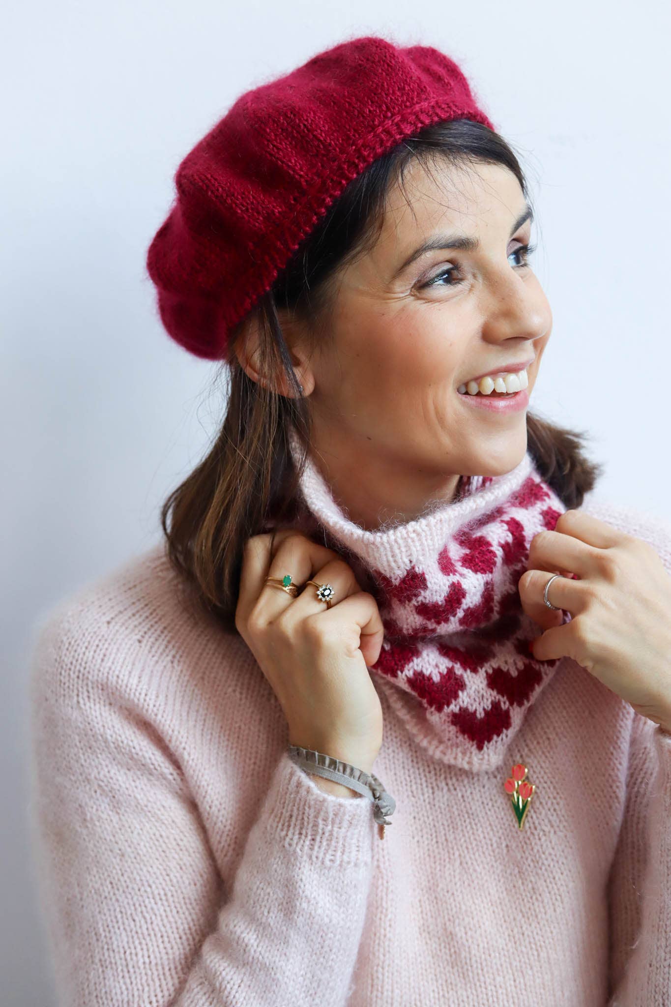 Lise Tailor Knitting pattern - Snood Amour