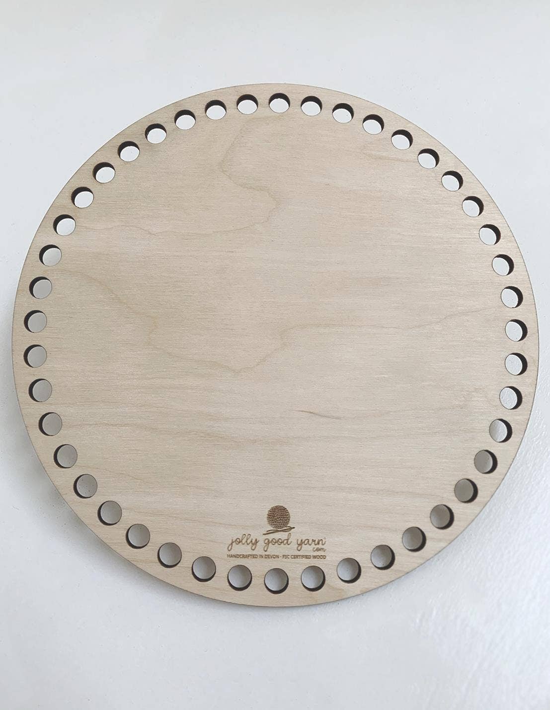 Set of 3 Wooden Circular Crochet Basket Bases (10, 15, 20cm)