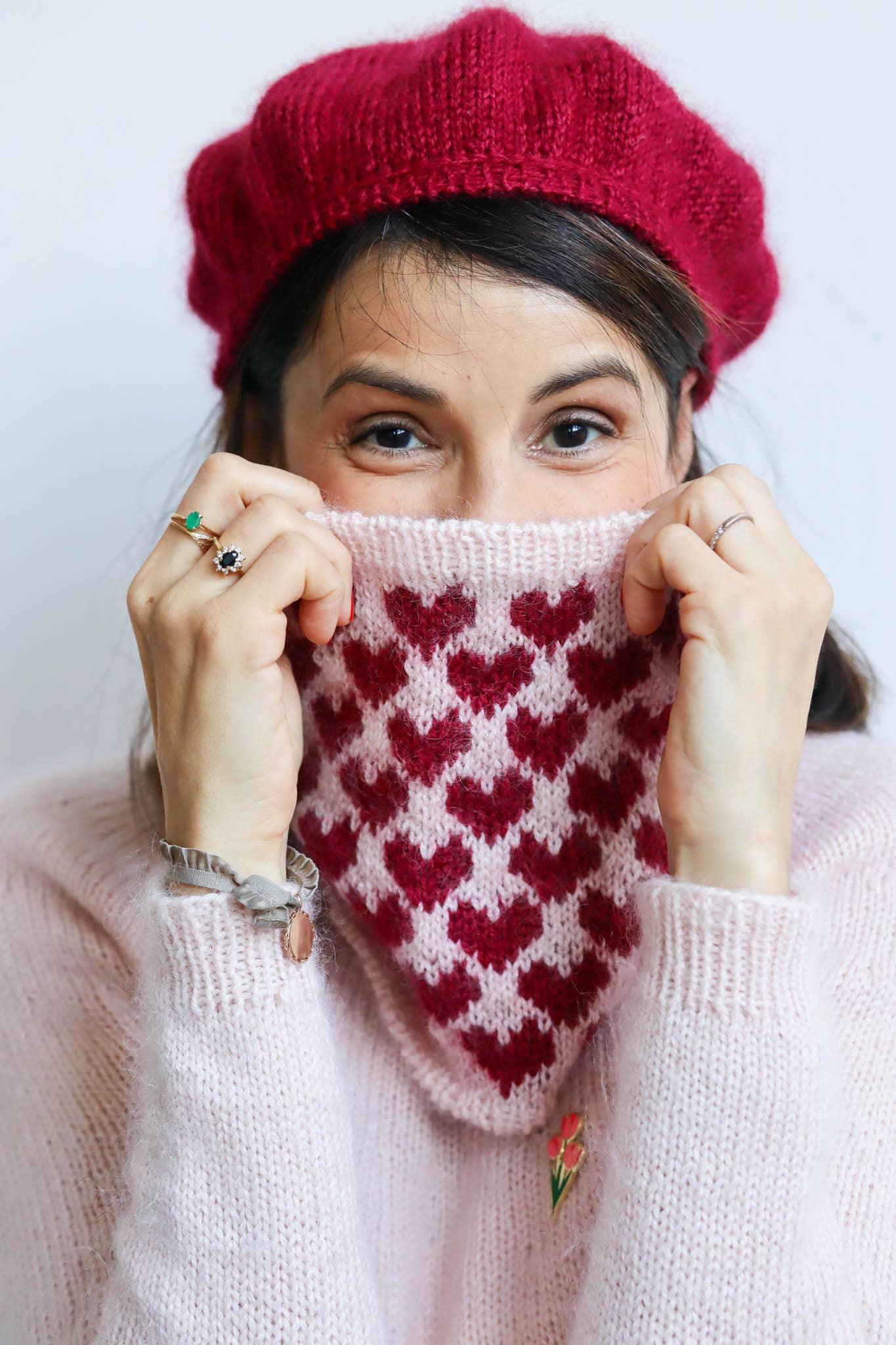 Lise Tailor Knitting pattern - Snood Amour