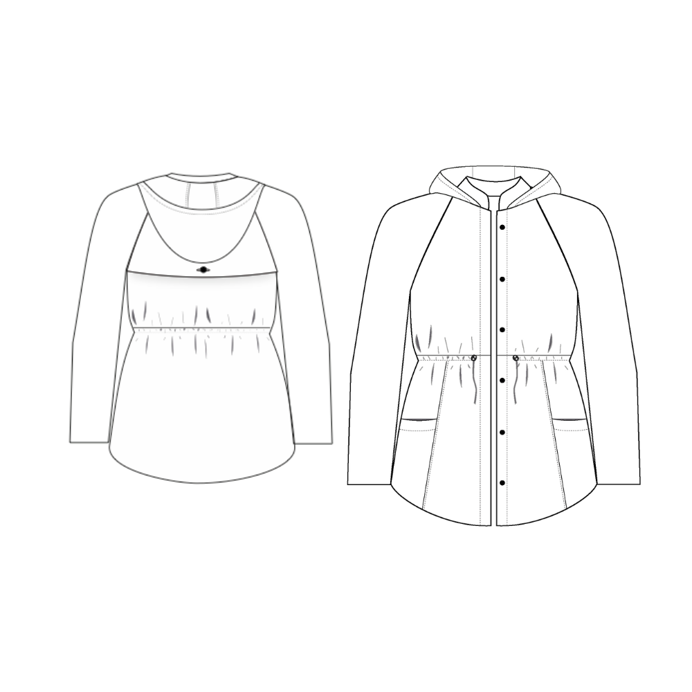 Lise Tailor Sewing pattern - Mist Jacket