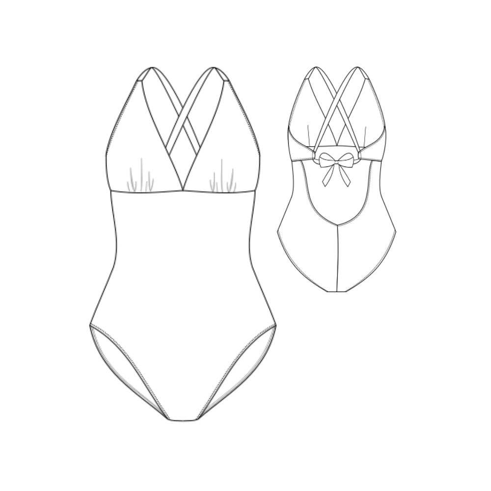 Lise Tailor Sewing pattern - Midnight Bath