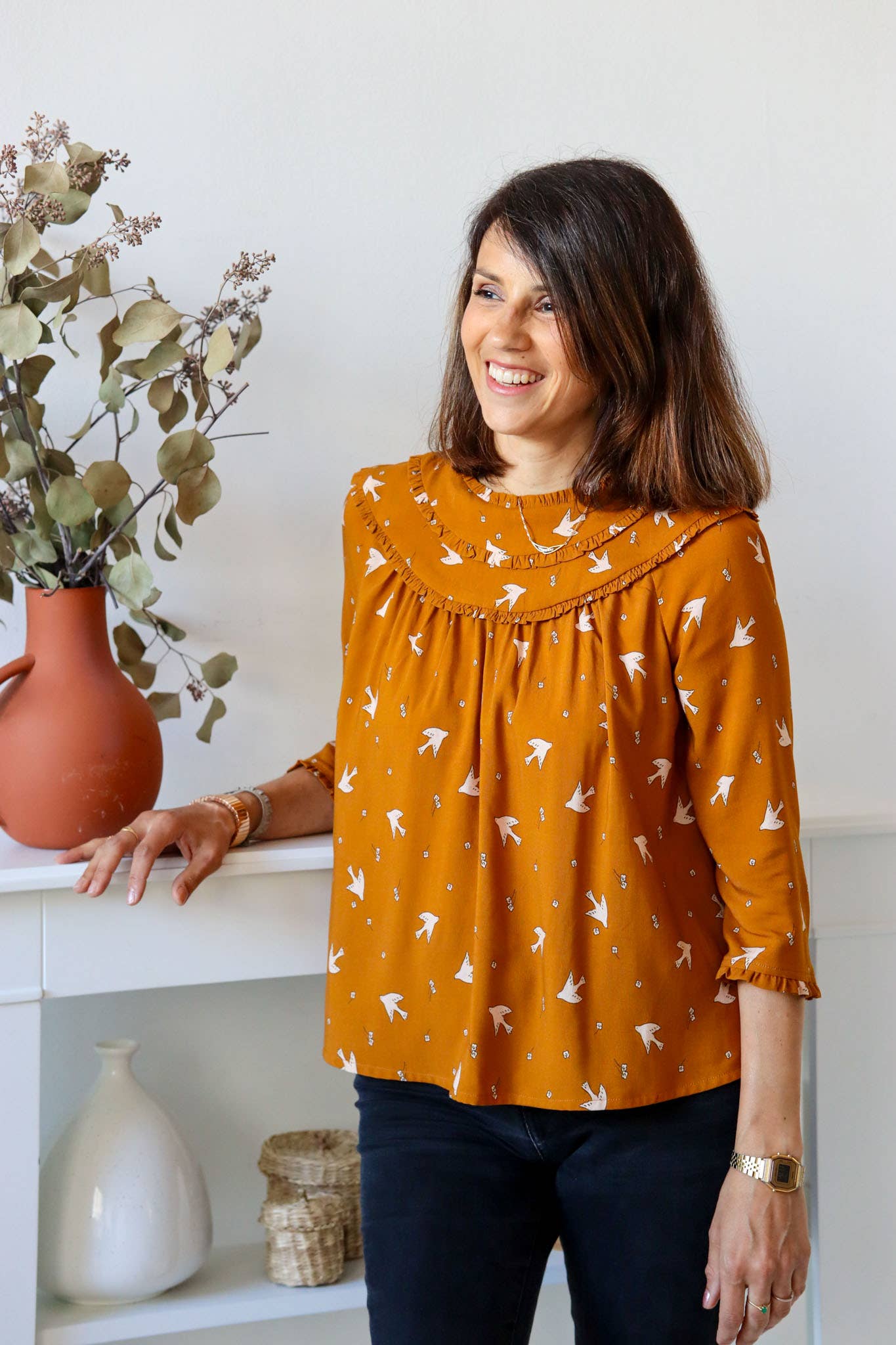 Lise Tailor DOVE viscose