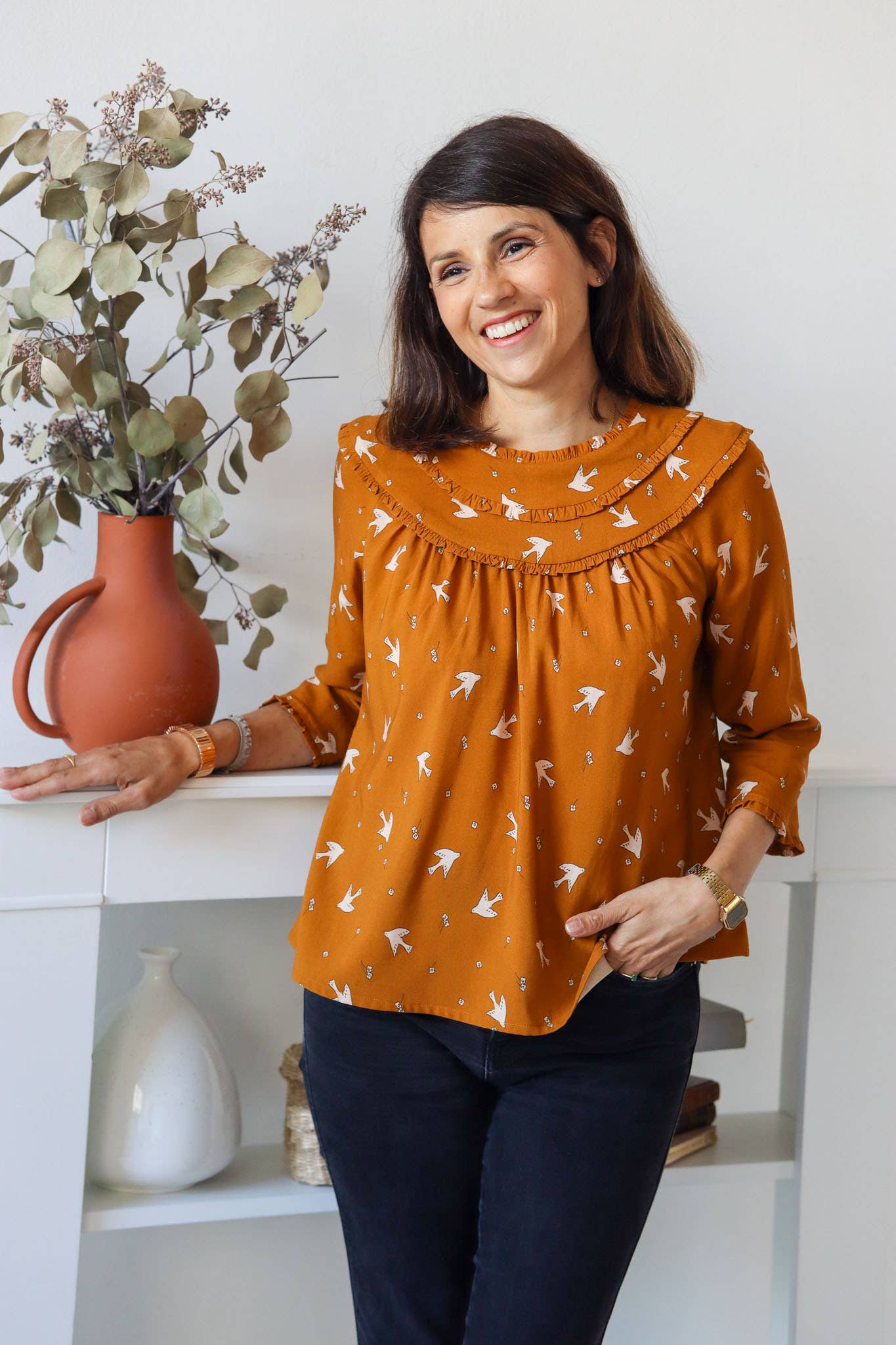 Lise Tailor DOVE viscose