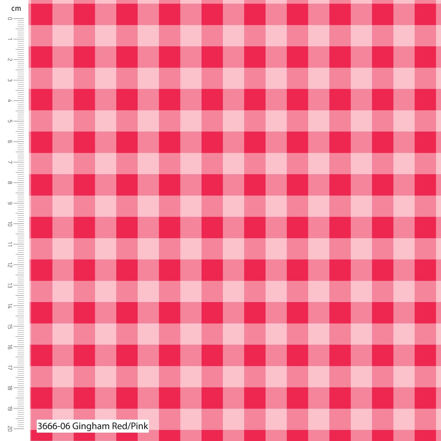 PREORDER The Crafty Pie - Red/Pink Gingham Viscose