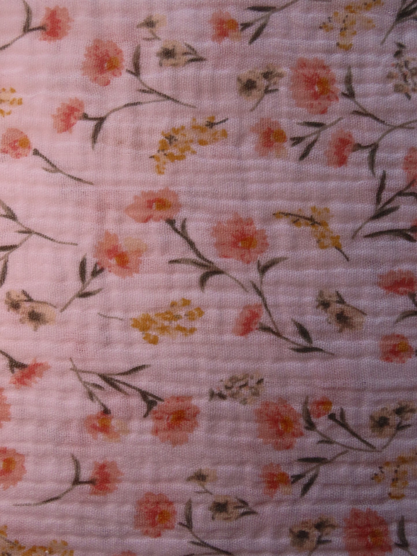 Floral Printed Double Gauze