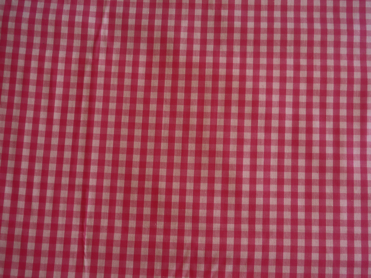 1cm Check Cotton Gingham - Pink