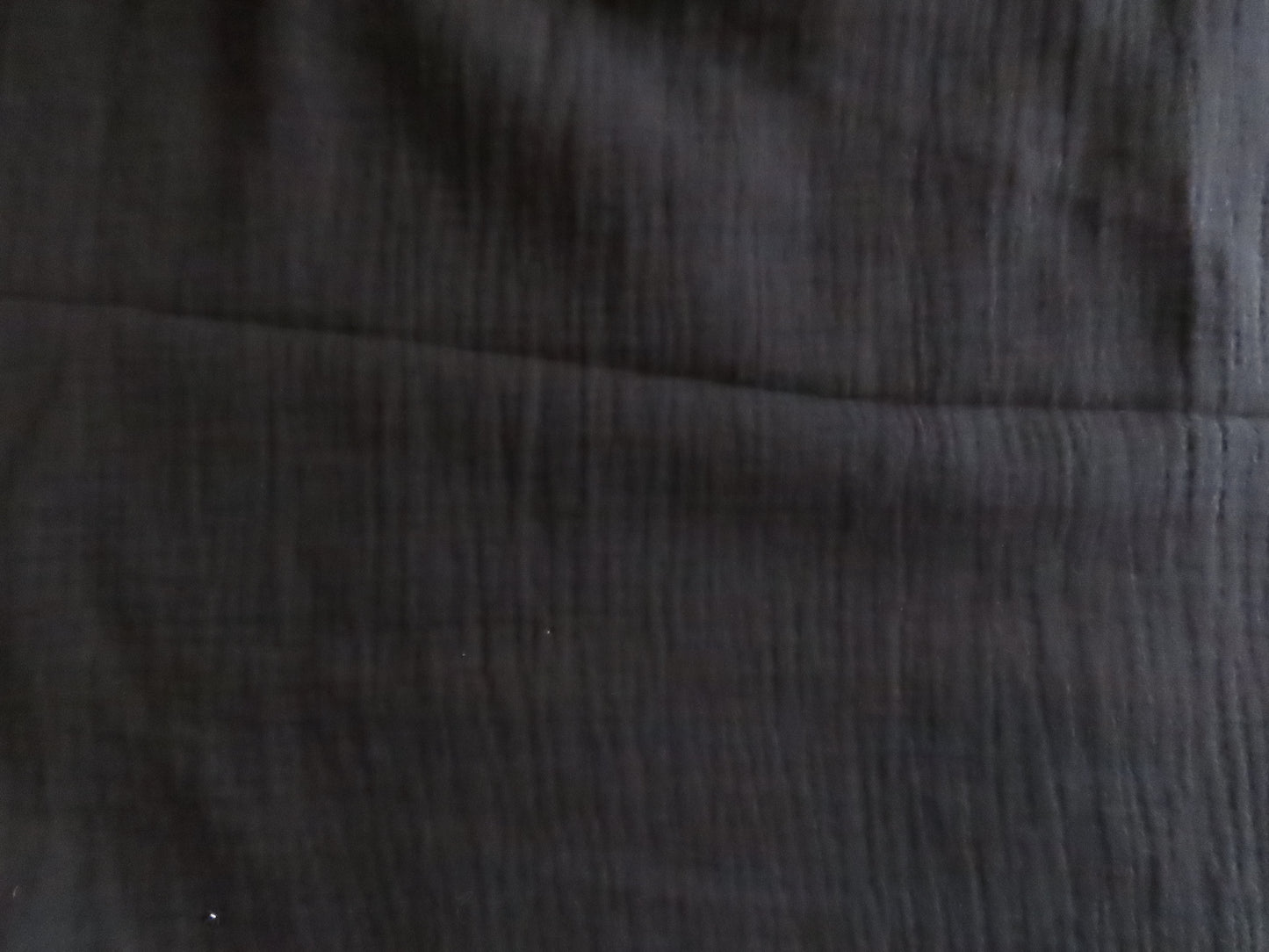 Black Double Gauze