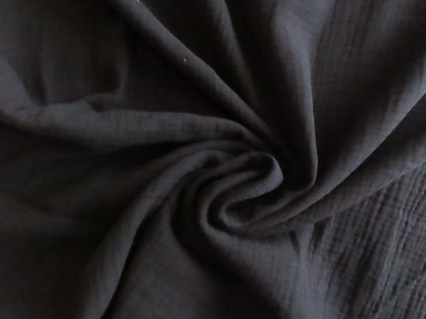 Black Double Gauze
