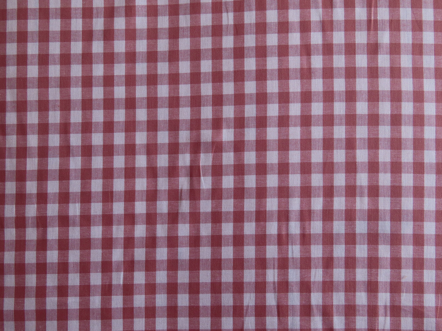 1cm Cotton Gingham - Dusty Pink