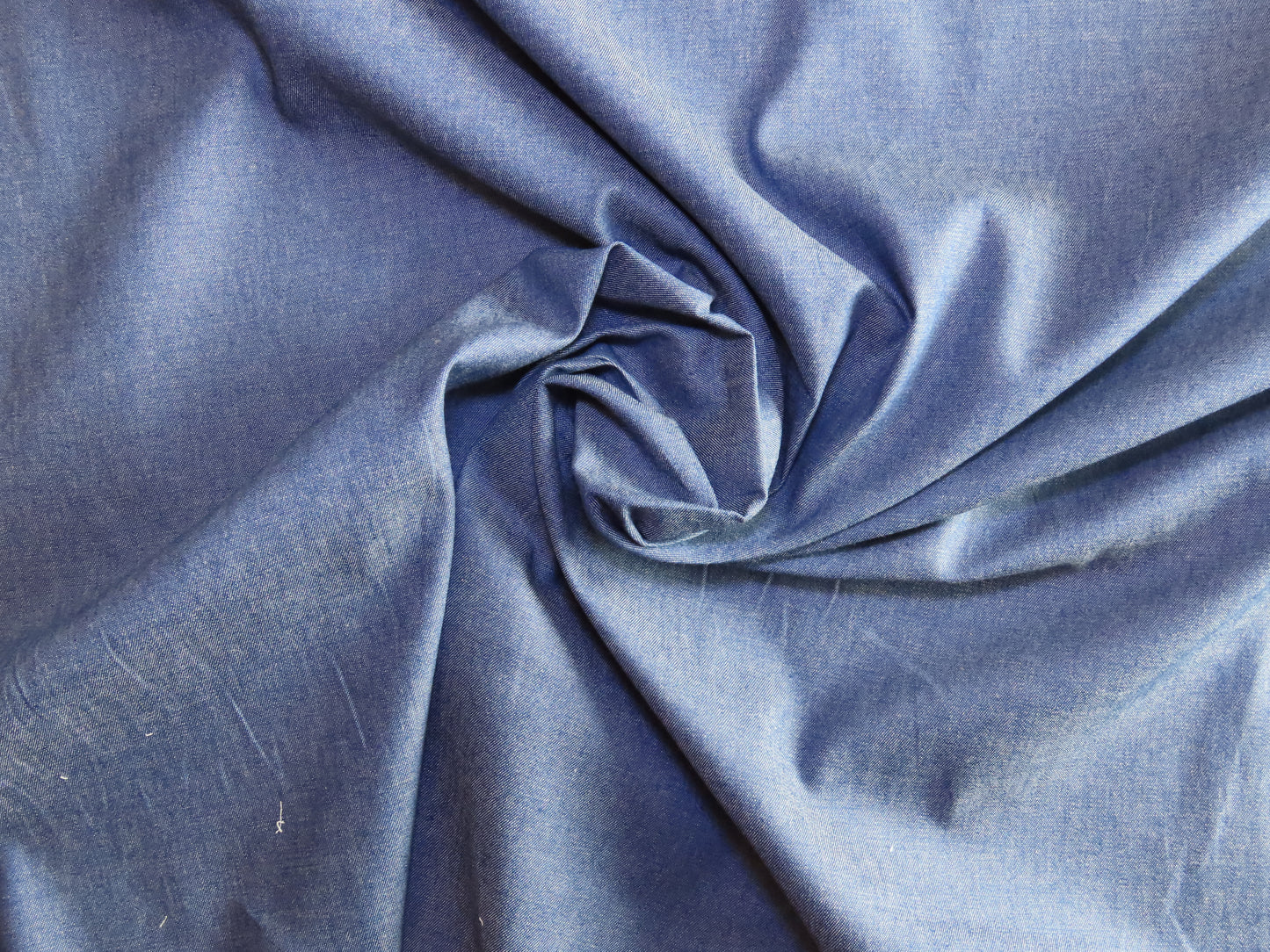 Plain Washed Chambray - Denim Blue