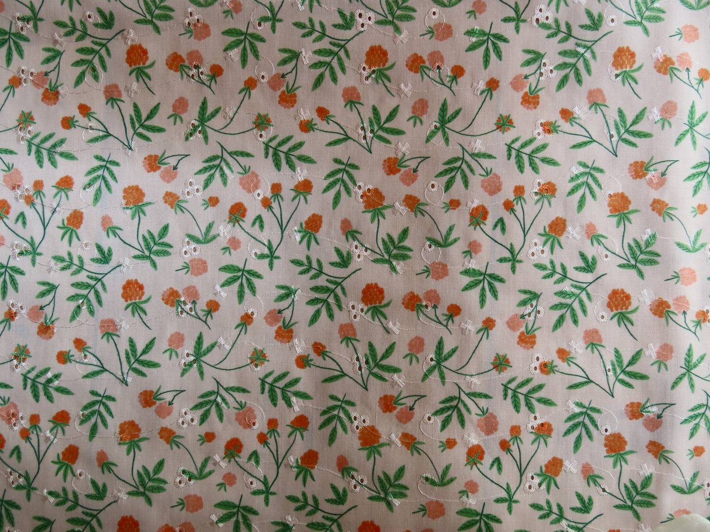 Berry Bouquets Polycotton Broderie Anglaise