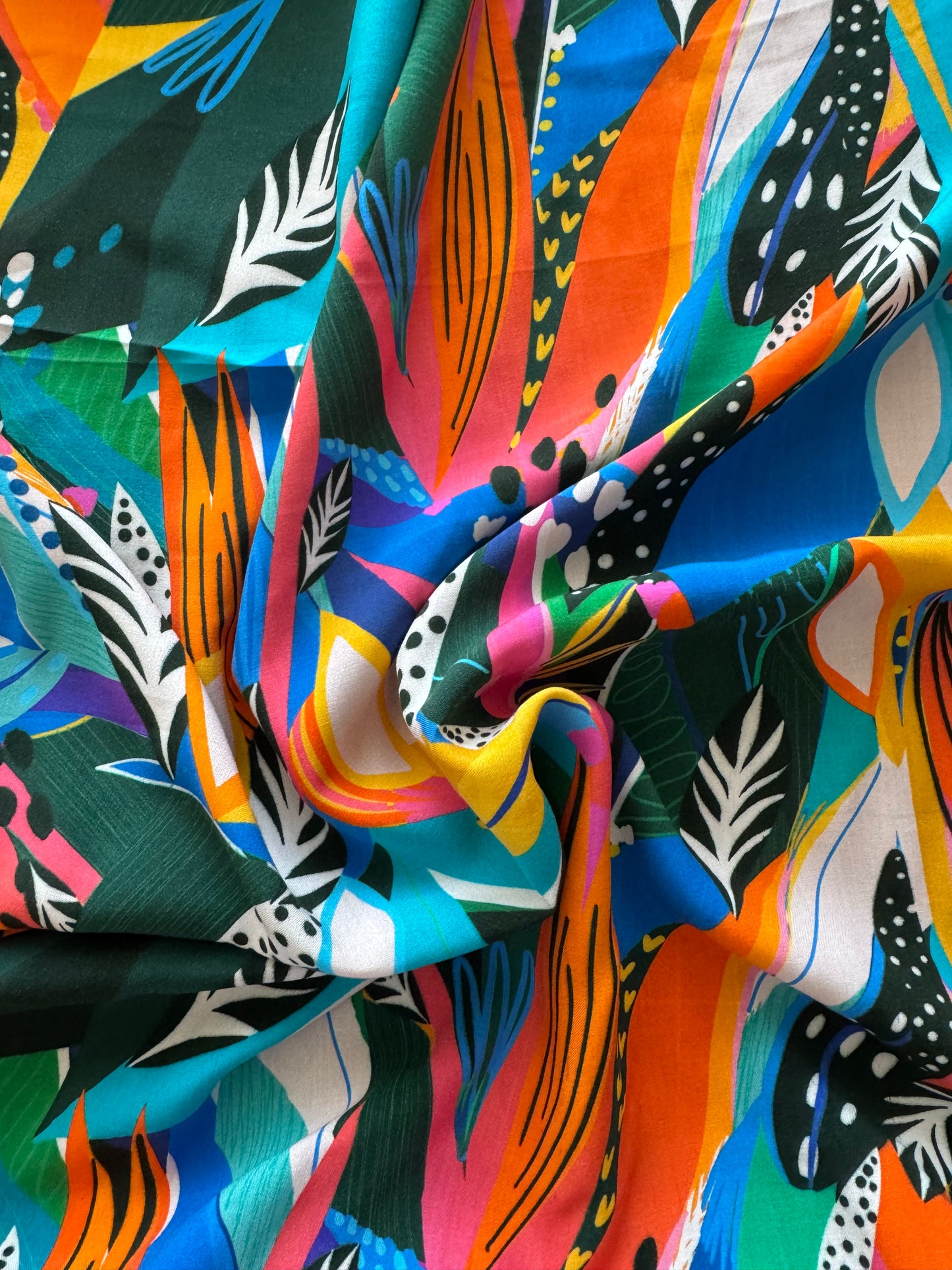 Little Johnny Jungle Floral Viscose