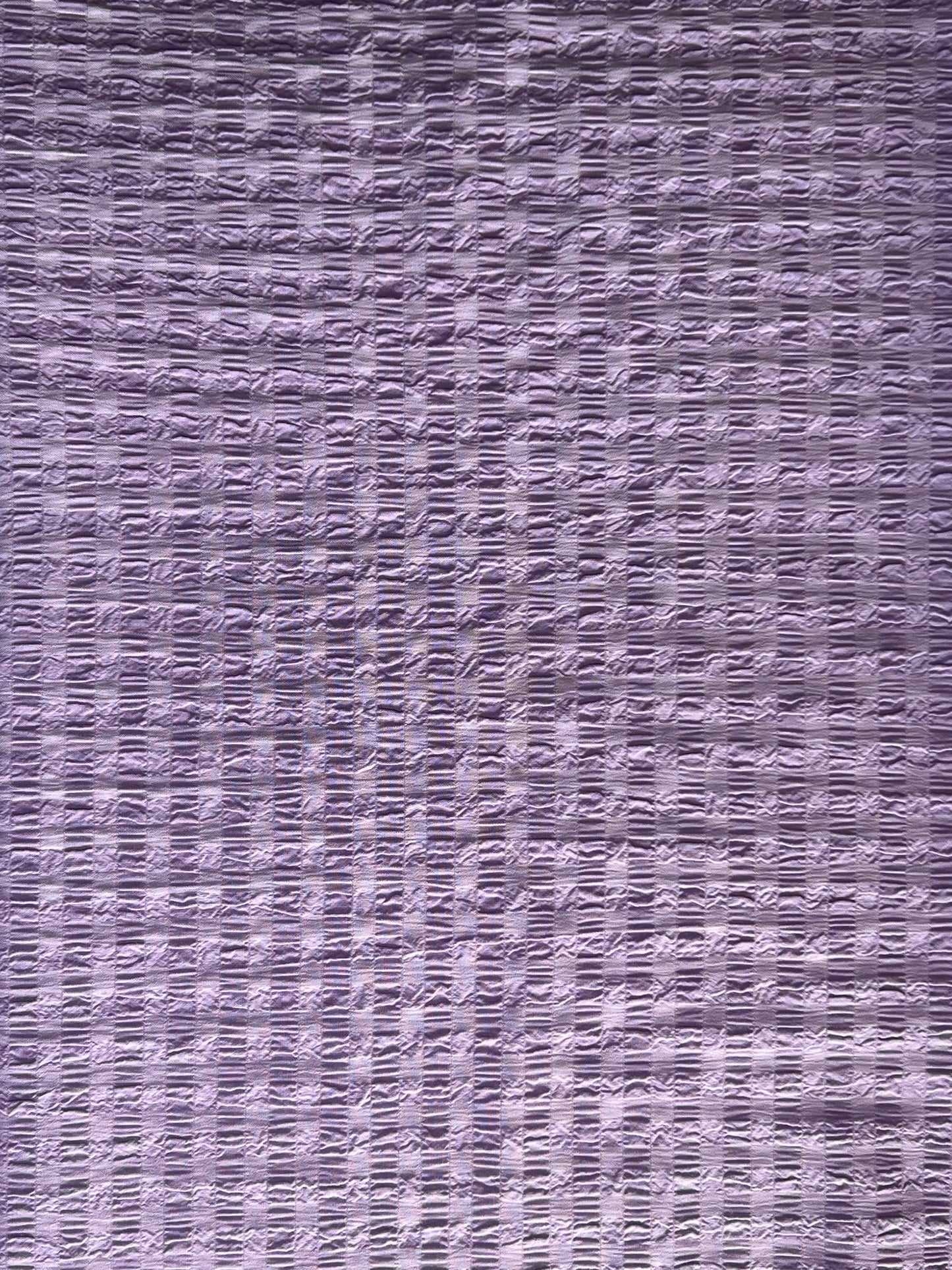 Waffle Texture Cotton Blend - Lilac