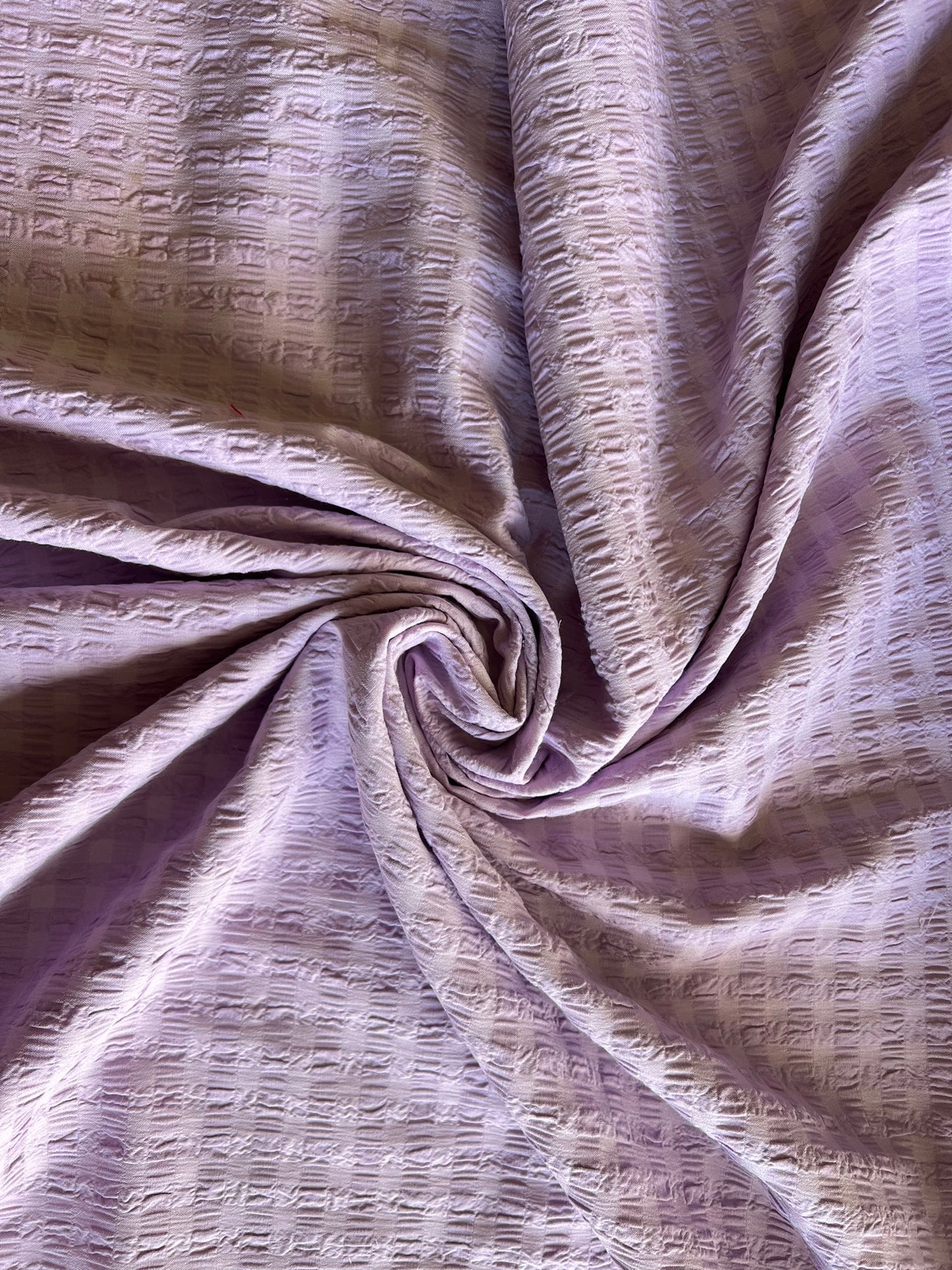 Waffle Texture Cotton Blend - Lilac