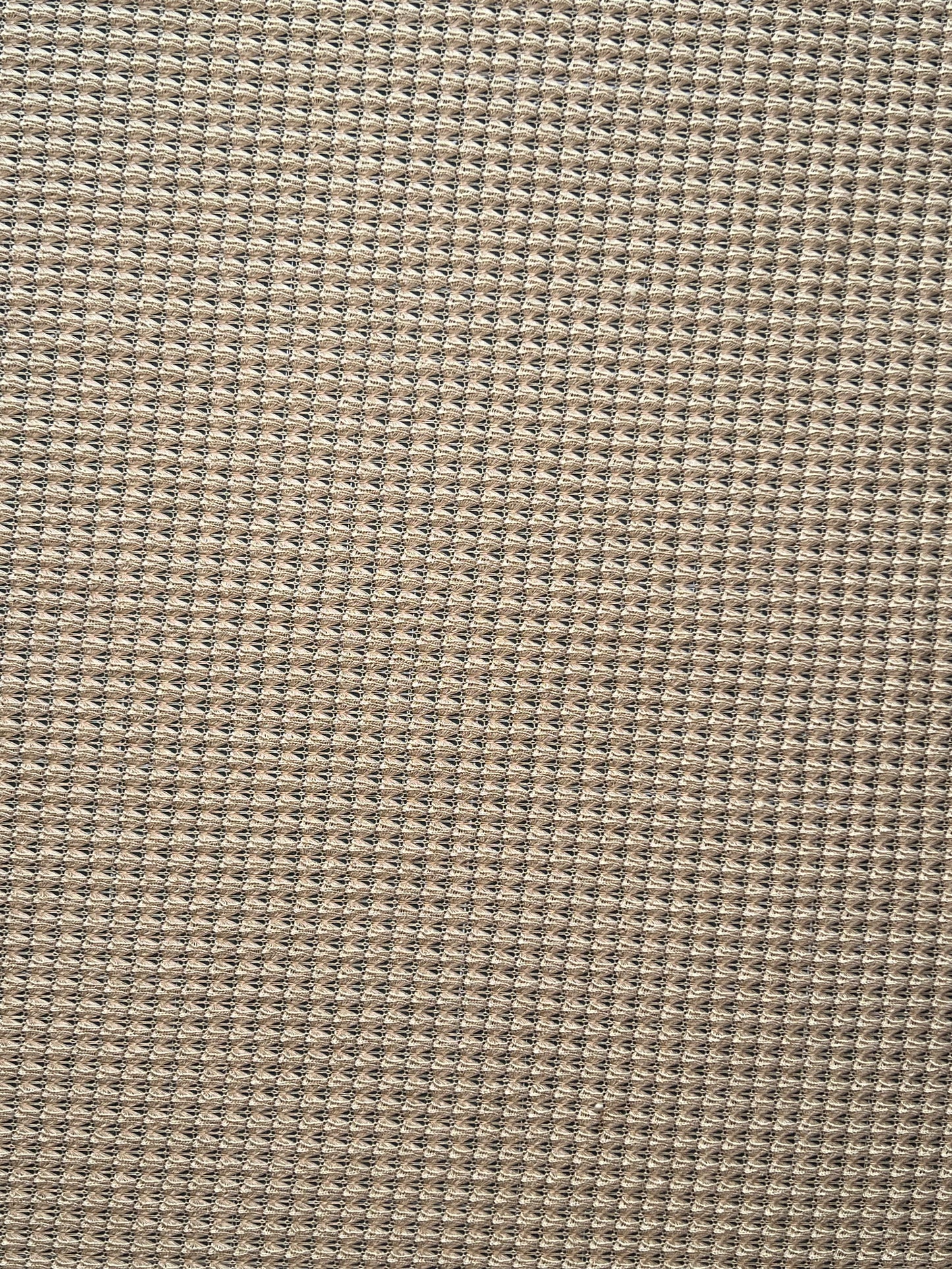 Tan Brown Crochet Fabric
