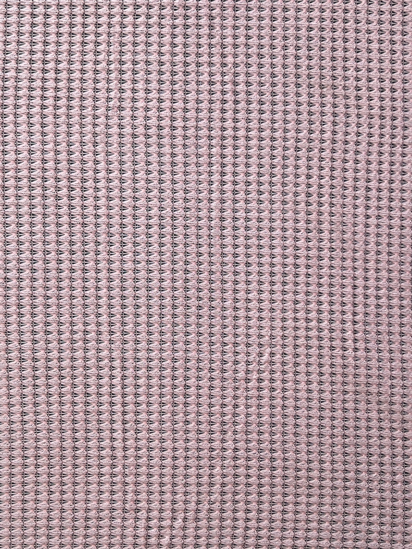 Salmon Pink Crochet Fabric