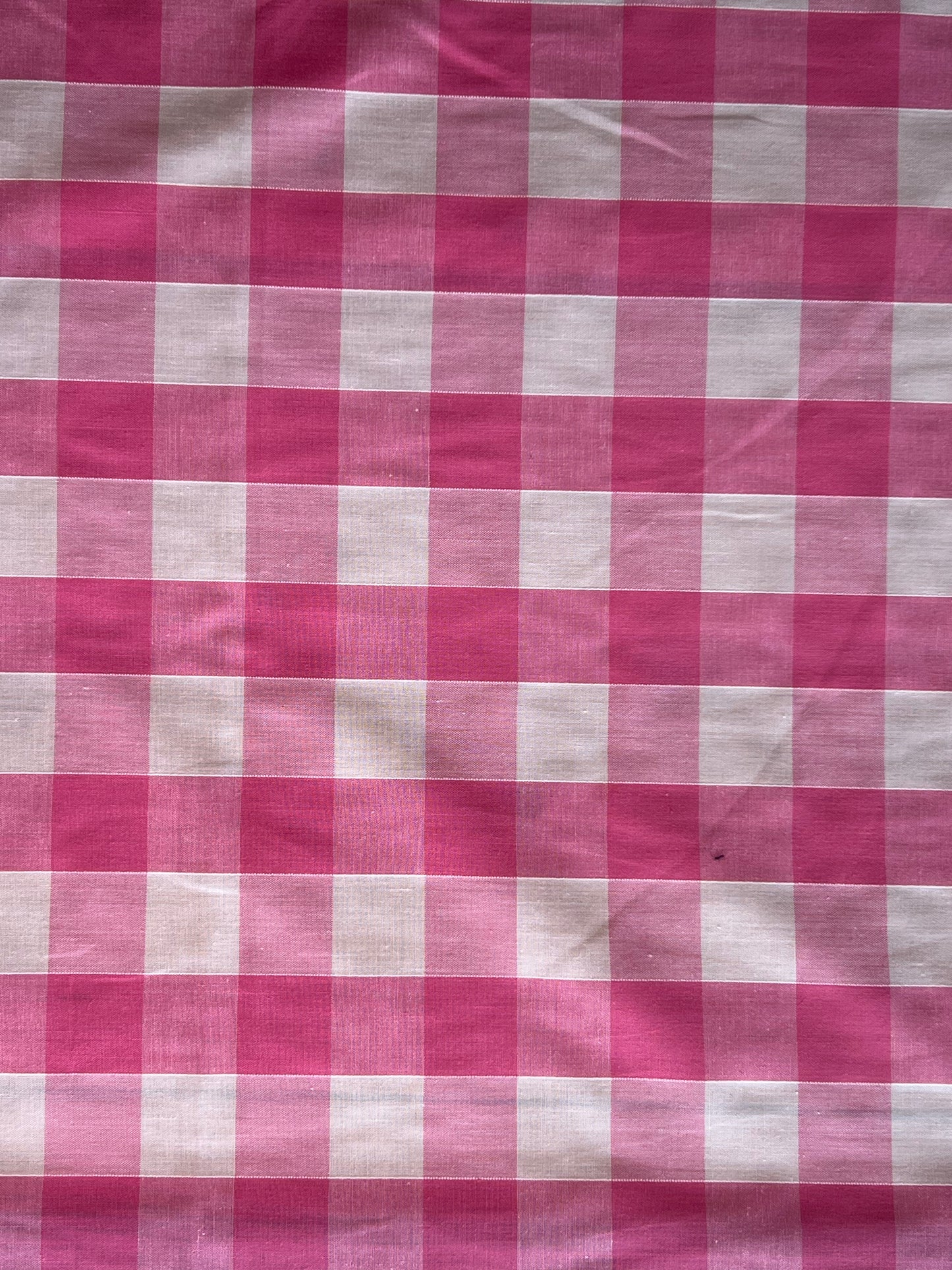 1 inch Gingham Cotton - Pink