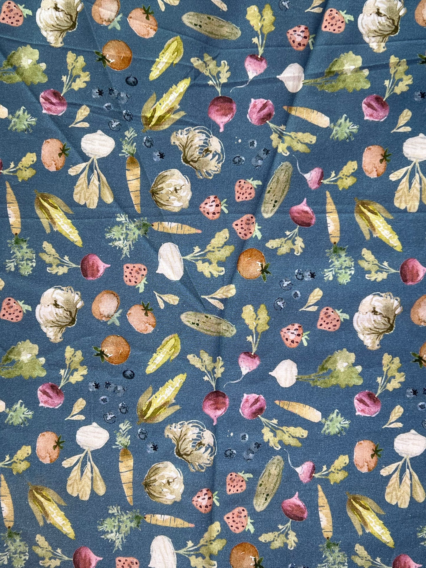 Veg Print Cotton Deadstock