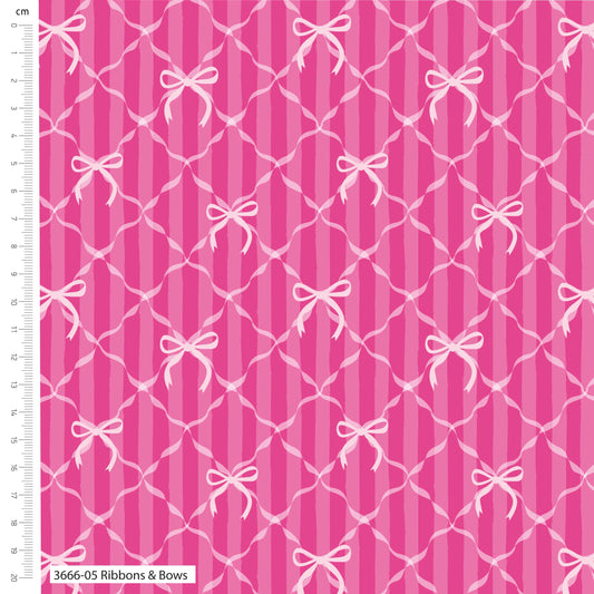 PREORDER The Crafty Pie - Ribbons and Bows Viscose