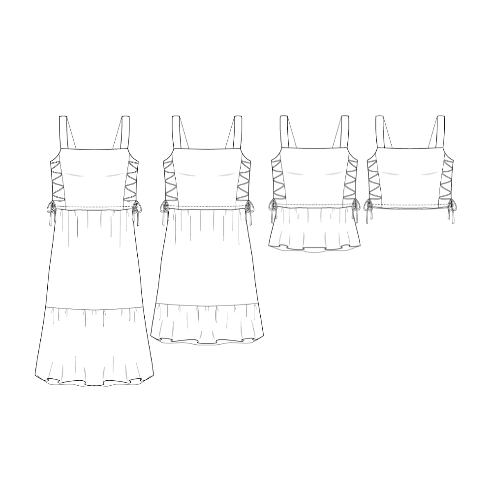 Lise Tailor Sewing pattern - Romance