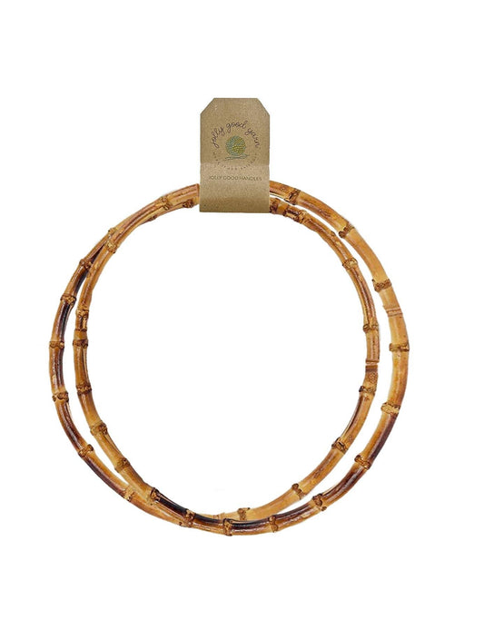 Jolly Good Circular Bamboo Bag Handles (22cm)
