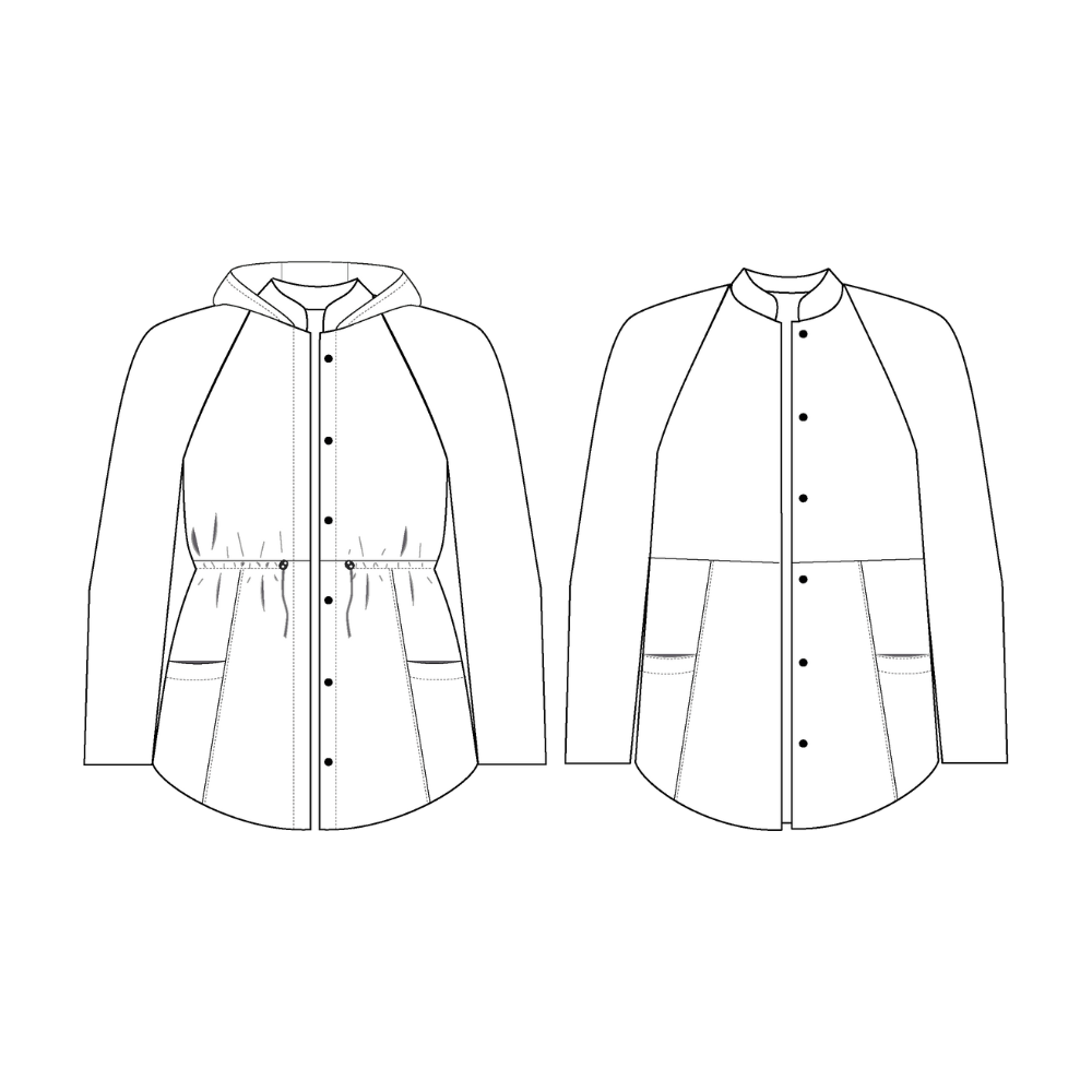 Lise Tailor Sewing pattern - Mist Jacket