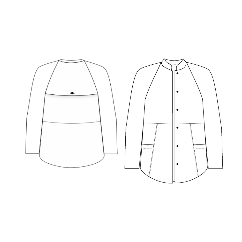 Lise Tailor Sewing pattern - Mist Jacket