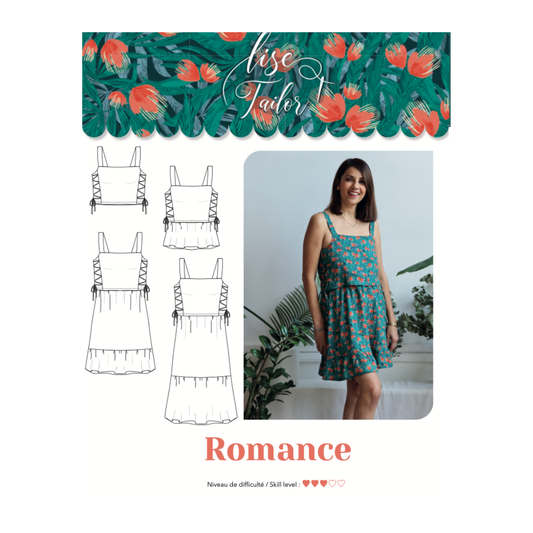 Lise Tailor Sewing pattern - Romance