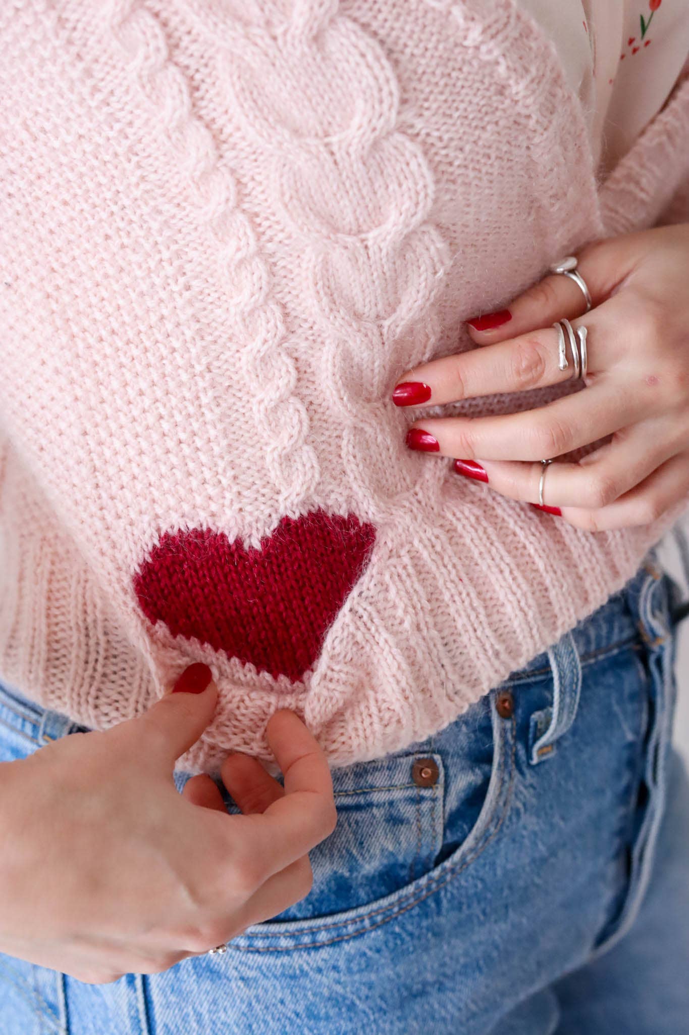 Lise Tailor Knitting pattern - Valentine vest