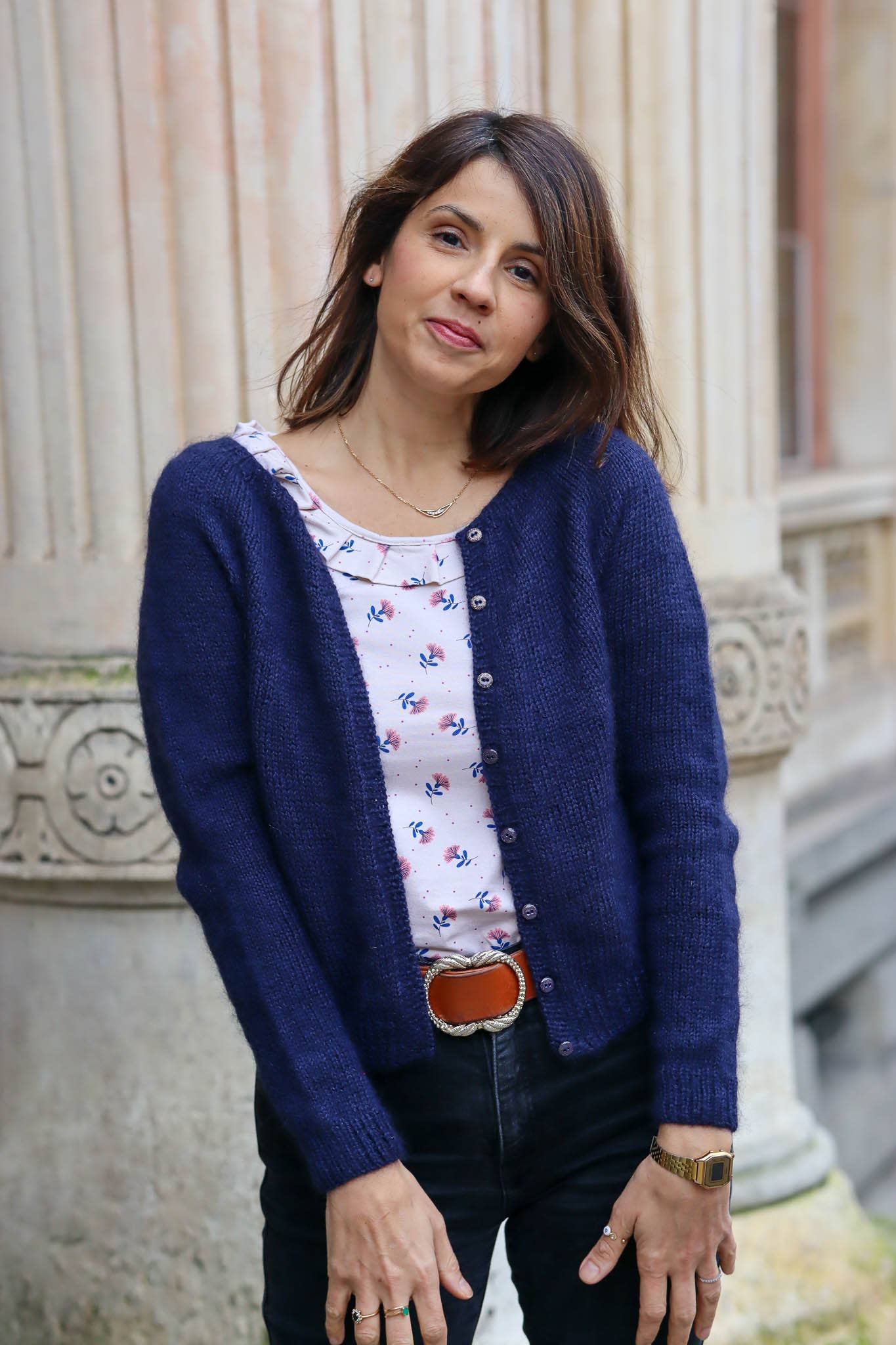 Lise Tailor Knitting Pattern - Sweater/Cardigan Rosée