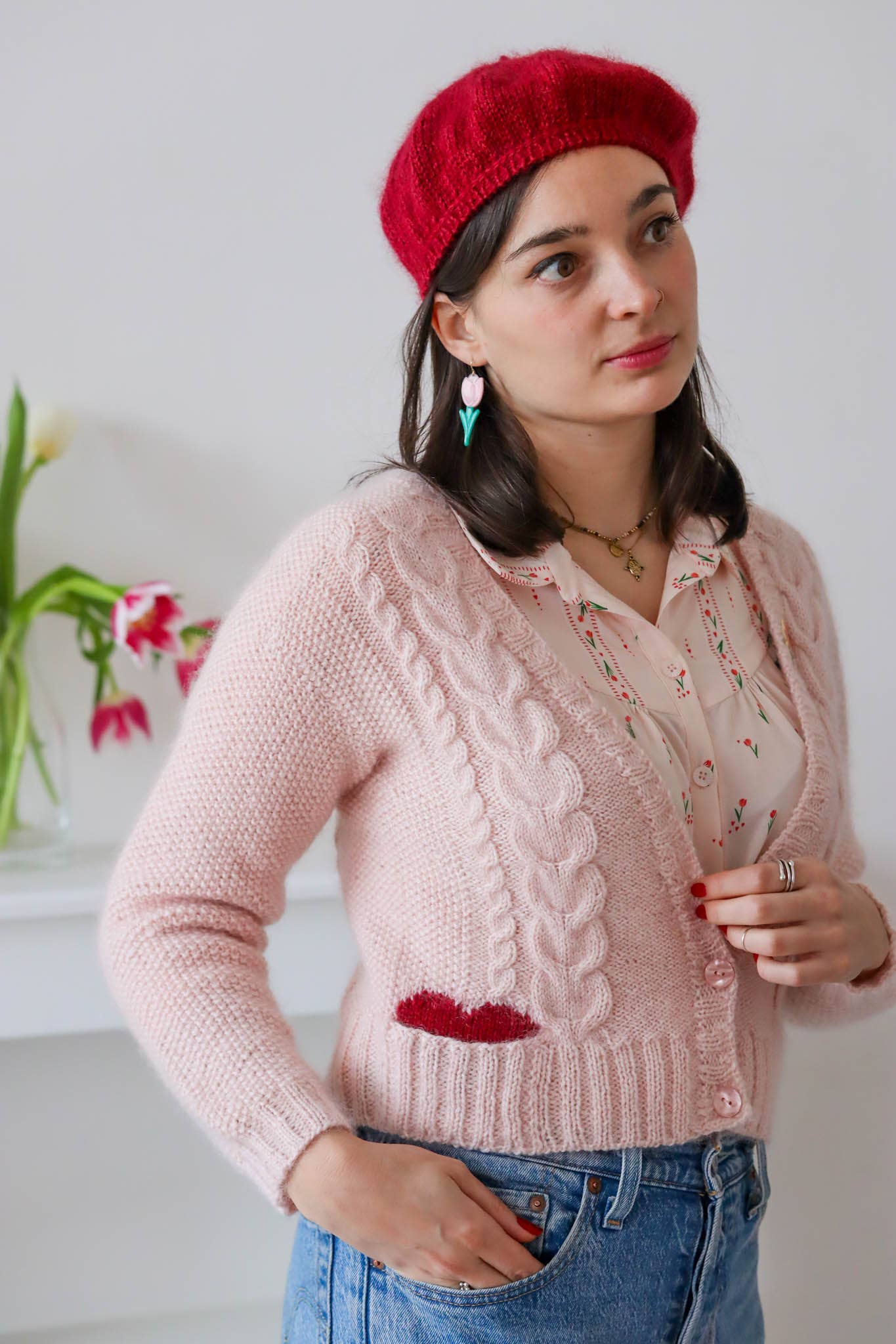 Lise Tailor Knitting pattern - Valentine vest