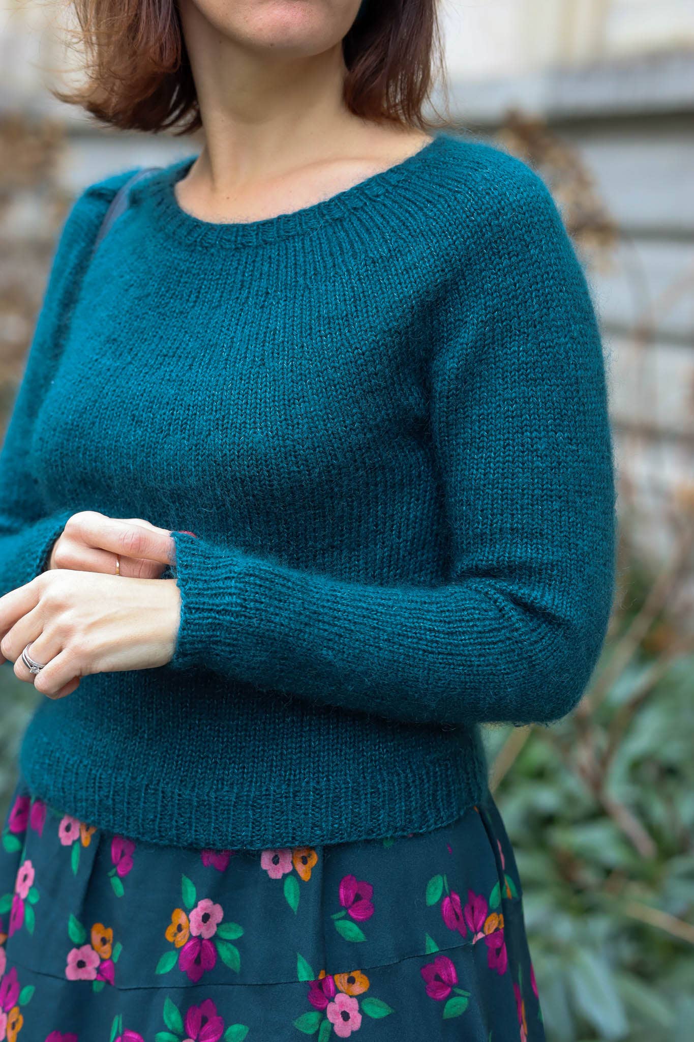 Lise Tailor Knitting Pattern - Sweater/Cardigan Rosée