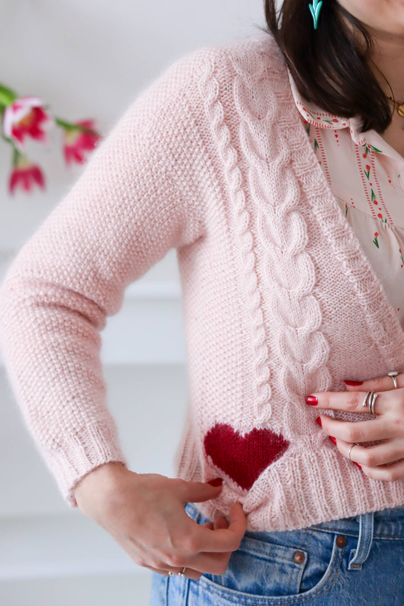 Lise Tailor Knitting pattern - Valentine vest