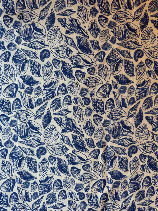 Little Johnny Seashells Linen Mix
