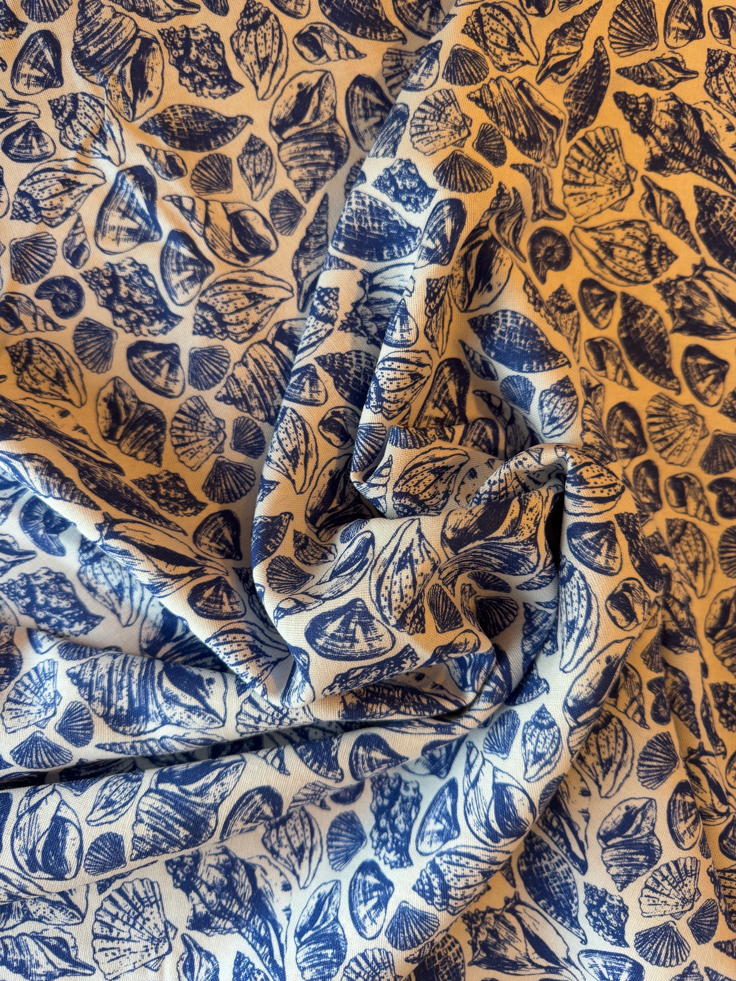 Little Johnny Seashells Linen Mix