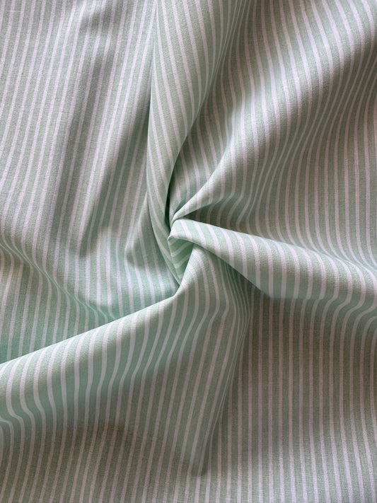 Candy Stripe Cotton - Mint