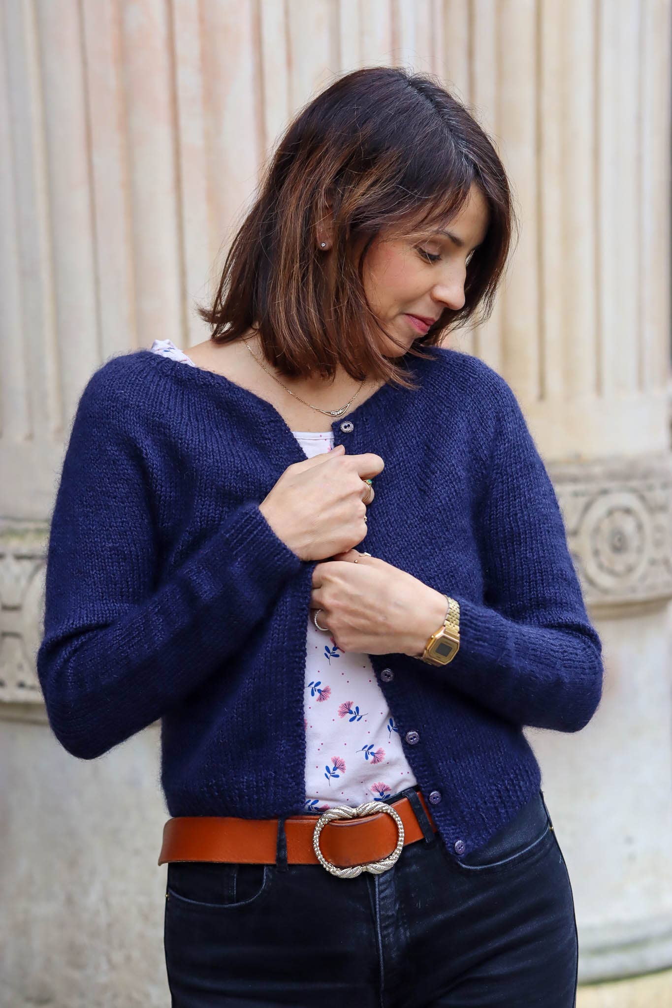 Lise Tailor Knitting Pattern - Sweater/Cardigan Rosée