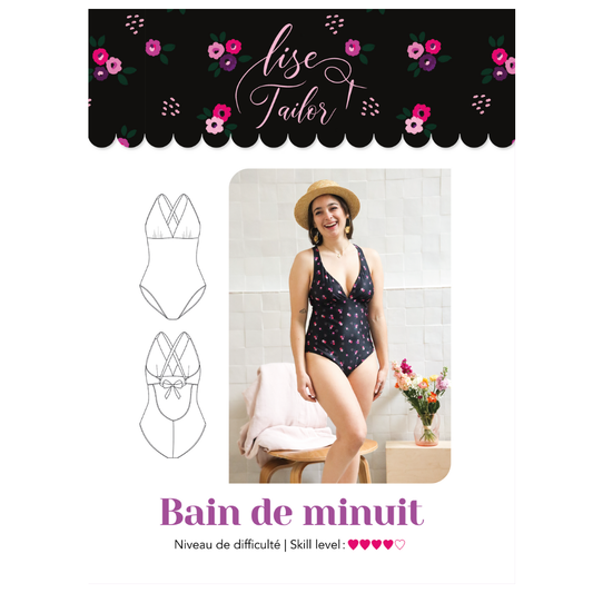 Lise Tailor Sewing pattern - Midnight Bath